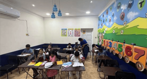 Students studying at Tuition Point